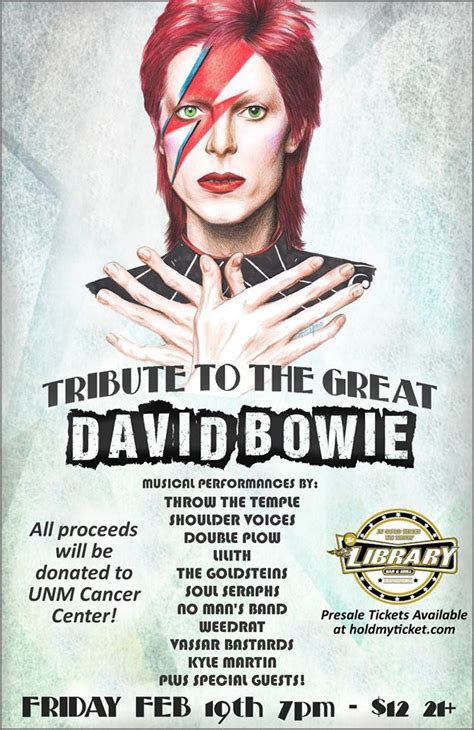 david bowie tribute concert featuring kyle martin abq nm 1 19 16 kyle martin