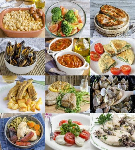 amazing variety   homemade dishes stock photo image  omelette homemade