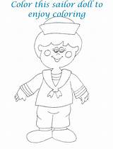 Coloring Kids Dolls Printable Doll Pdf Open Print  Studyvillage Attachments sketch template