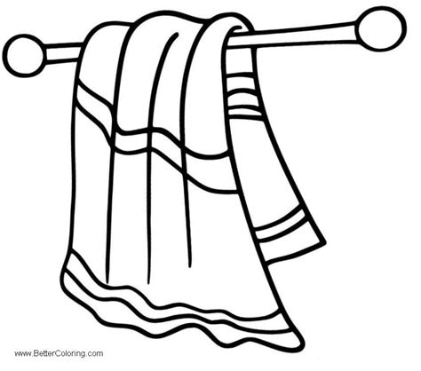 beach towel clipart  printable coloring pages