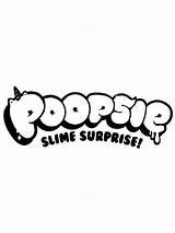 Poopsie Slime Pages Unicorn Coloring Surprise Printable sketch template