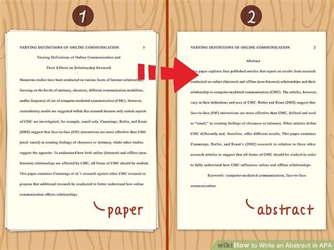 write  abstract    steps  pictures