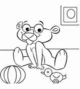 Pink Panther Coloring Pages sketch template