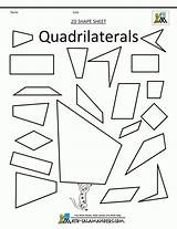 Quadrilaterals Worksheets Worksheet sketch template