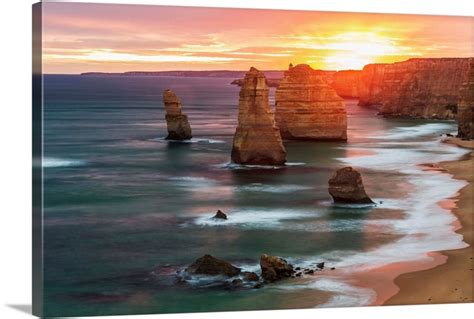 Australia Victoria Great Ocean Road Twelve Apostles Sea Rocks At