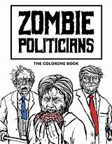 Zombie Colorare Politicians Uscita Feste Natale Divertente Ottimo sketch template