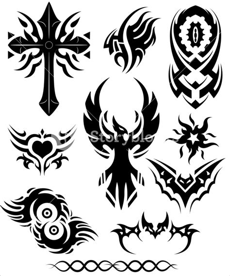 tribal tattoos designs royalty  stock image storyblocks