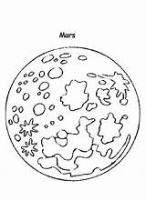 Mars Coloring Pages Planet God War Drawing Printable Getcolorings Getdrawings Color Kids sketch template