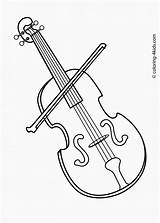 Instruments Coloring Musical Pages Violin Drawing Instrument Kids Drawings Music Printable Print Clipart Cliparts Clip Malvorlagen Book Sheets Choose Board sketch template