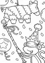 Coloring Pinata Pages Fiesta Mayo Cinco Dora Birthday Explorer Sheets Print Colouring Kids Library Color Mexican Printable Childrens Printables Clipart sketch template