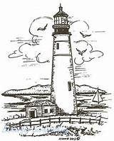 Northwoods Lighthouses sketch template