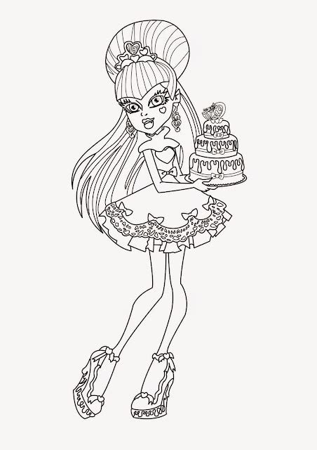 holiday site monster high dolls coloring pages   downloadable