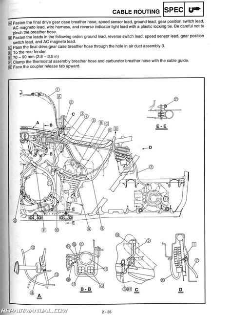 yamaha grizzly  carburetor diagram