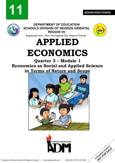 applied economics  module   learners    applied economics