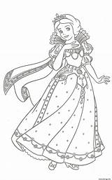 Princesse Blanche Neige sketch template