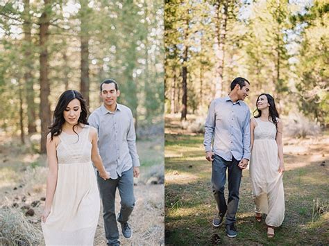 romantic big bear lake engagement session southern