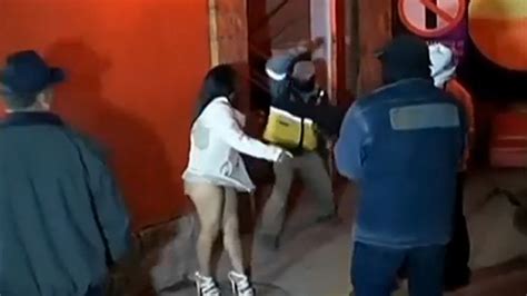 vigilantes in peru whip prostitutes at nightclub to combat
