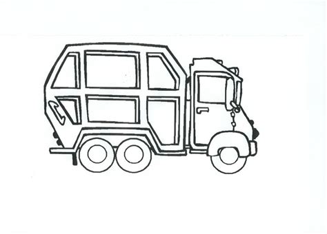 garbage truck color page truck coloring pages garbage truck