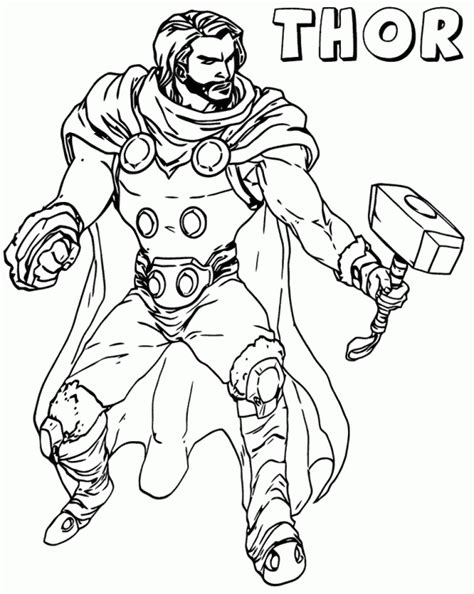 thor  avenger marvel coloring pages marvel coloring coloring