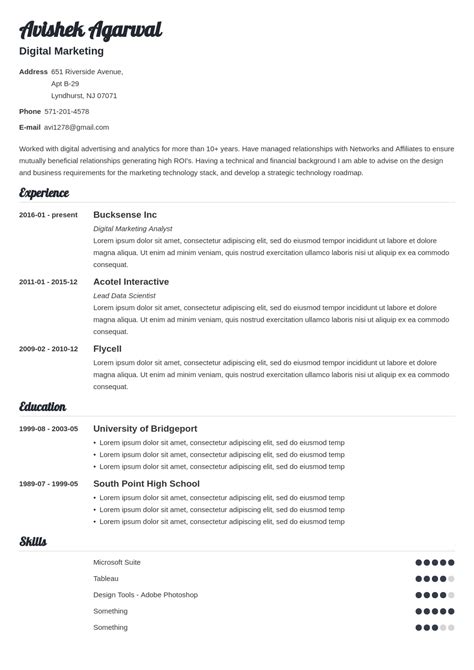 short  engaging pitch  resume   write  resume
