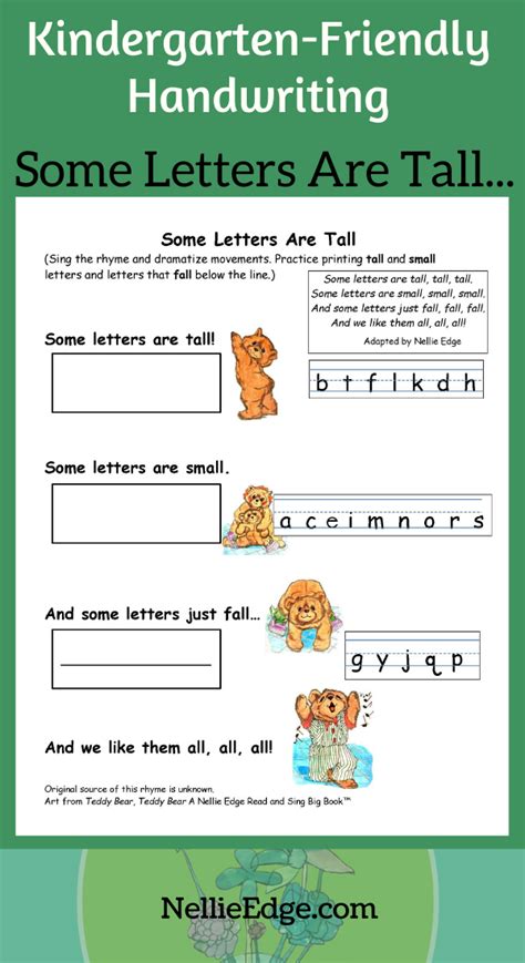 essential handwriting lessons nellie edge kindergarten resources