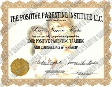 parenting class certificate tutoreorg master  documents