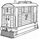 Thomas Coloring Train Pages Engine Friends Toby Number Tank Printable Sodor Tram Kids Colouring James Island Car Activity Children Toys sketch template