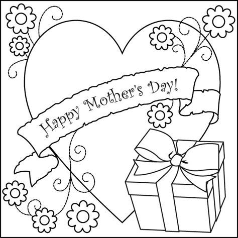 mothers day coloring pages  kids  coloring pages