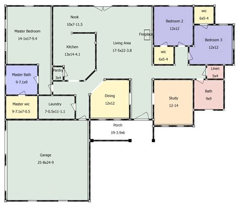 brookewood floor plan tweeked   specifications floor plans master bath living area