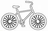 Bicycle Bike Coloring Pages Bmx Drawing Kids Easy Color Printable Bicyle Sheet Bikes Template Print Sketch Colorings Bicycles Getdrawings Vehicles sketch template
