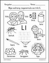 Filipino Titik Alpabetong Kindergarten Samutsamot Samut Samot Tagalog Printable Reading sketch template