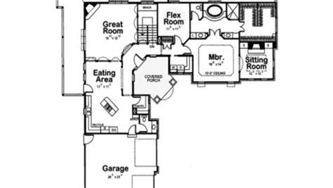 delightful  shaped ranch house plans images cute homes