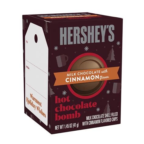 hersheys milk chocolate  cinnamon flavor hot chocolate bomb