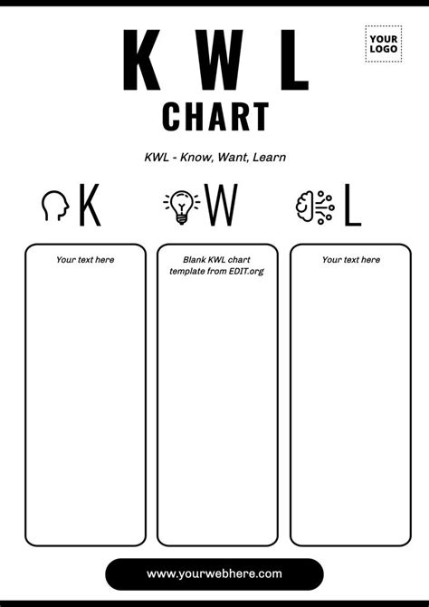 printable kwl chart