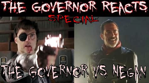 governor  negan whos   governor reacts special youtube