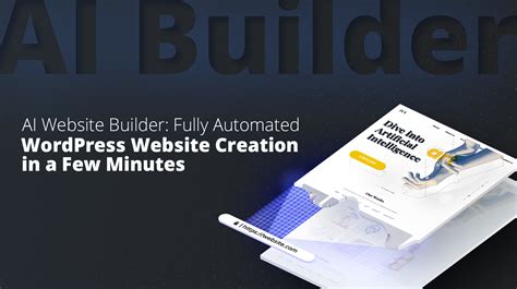 ai website builder fully automated wordpress website creation
