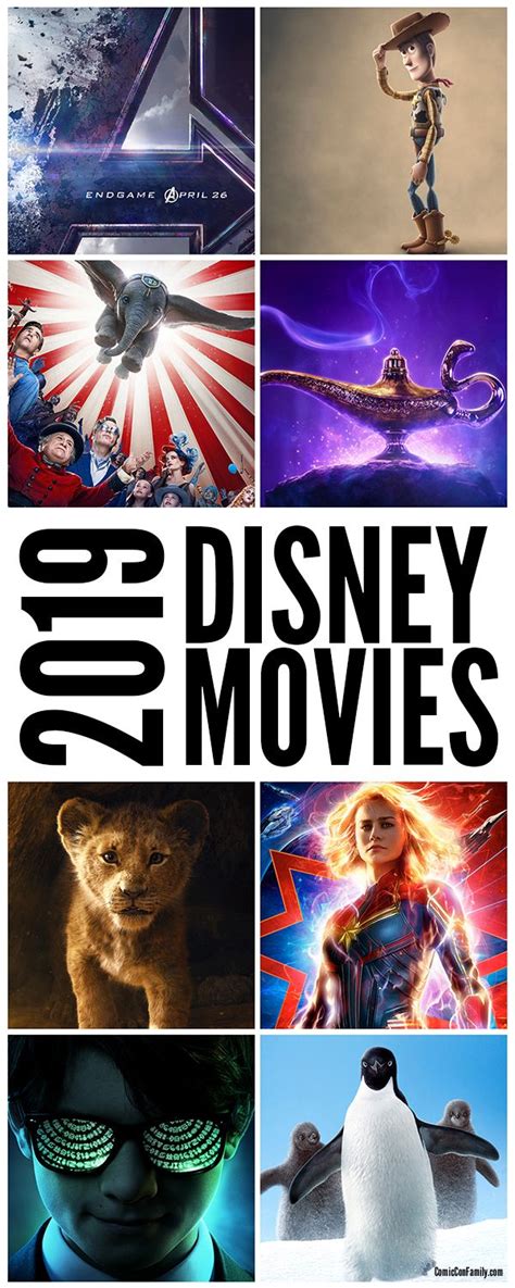 list  disney movies trailers release   posters  comic  family