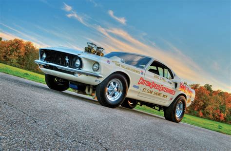 ford mustang boss  pro stock drag dragster race