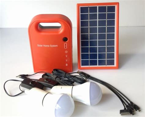 mini solar home system portable solar energy kit solar generator   bulbs battery outdoor