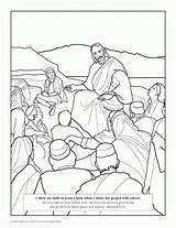 Coloring Beatitudes Pages Popular sketch template