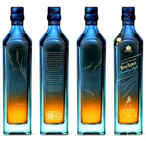 johnnie walker blue label legendary   anniversary whisky  opakowanie