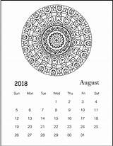 Calendar Printable Choose Board Coloring Mandala sketch template