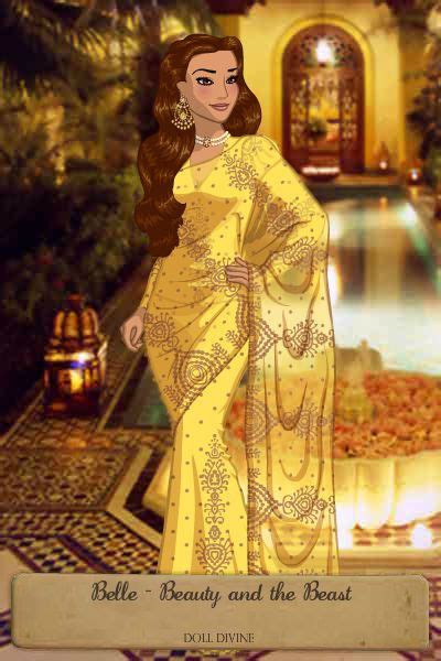 belle sari ~ by nobodyssavior ~ created using the sari doll maker