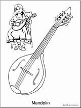 String Instrument Coloring Pages Worksheets Family Worksheeto Instruments Via sketch template