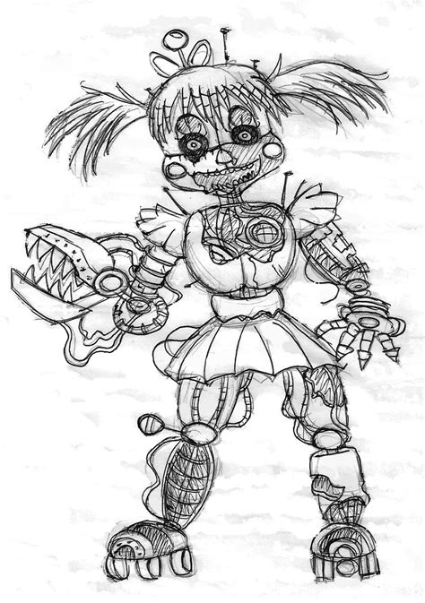circus baby coloring coloring pages