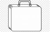 Suitcase Clipart Coloring Clip Template Baggage Clipground sketch template