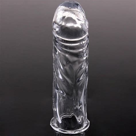 w1031 male silicone crystal penis corkring sleeve reusable