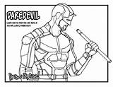 Daredevil Bullseye sketch template