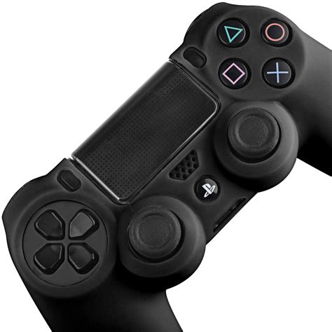 ps controller skin  insten black silicone skin case cover  sony playstation  ps remote