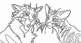 Warrior Starclan sketch template